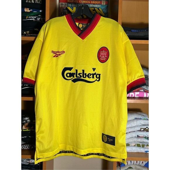 Vintage Reebok Liverpool 97/98 Away Football Jersey - Picture 1 of 5